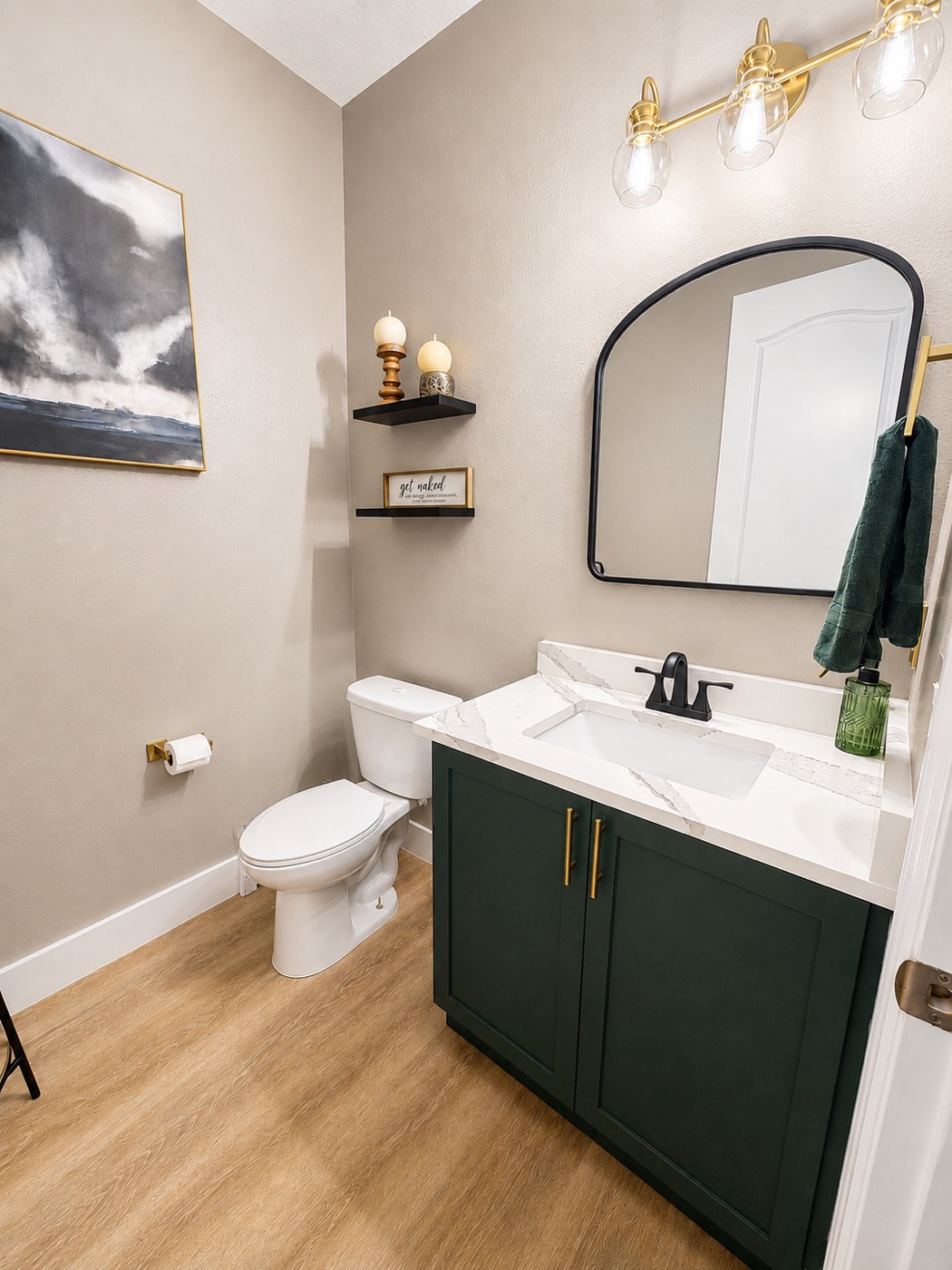 Half bath after remodel